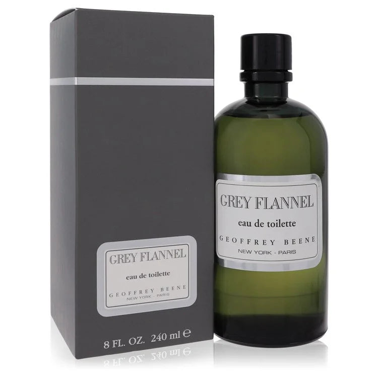 Geoffrey Beene Grey Flannel Eau de Toilette Spray for Men – 8.0 oz / 240ml