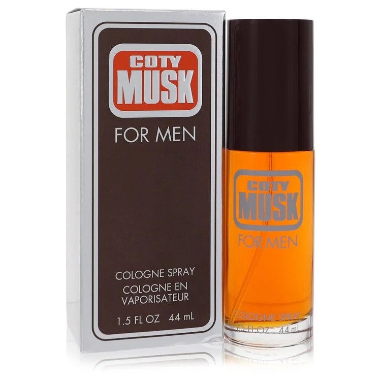Coty Musk for Men 2-Pack – 1.5 oz Eau de Cologne Spray Each, Classic Masculine Musk Scent
