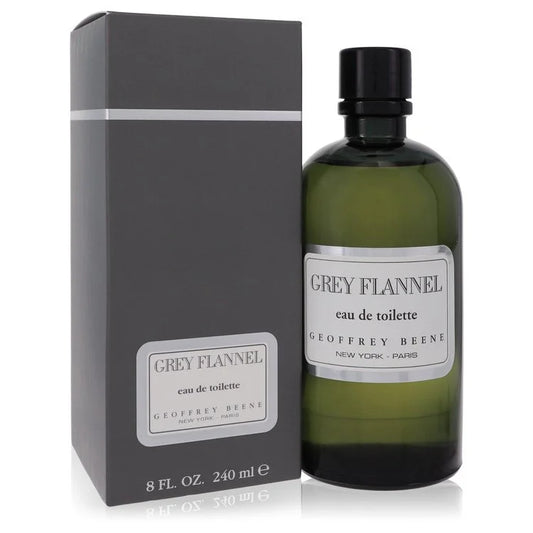 Geoffrey Beene Grey Flannel Eau de Toilette Spray for Men – 8.0 oz / 240ml