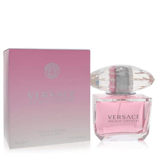 Versace Bright Crystal Eau de Toilette Spray for Women, 3.0 oz
