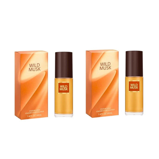 Wild Musk for Women 2-Pack – 1.5 oz Cologne Spray Each, Long Lasting Soft Musk Scent